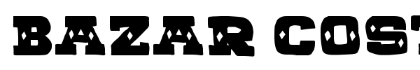 Bazar Costa font preview